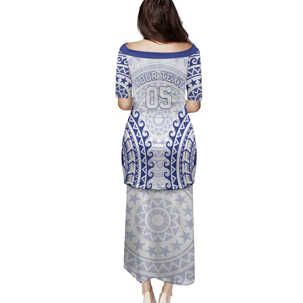 Custom Cook Islands Palmerston Family Matching Puletasi and Hawaiian Shirt Polynesian Tribal Tattoo