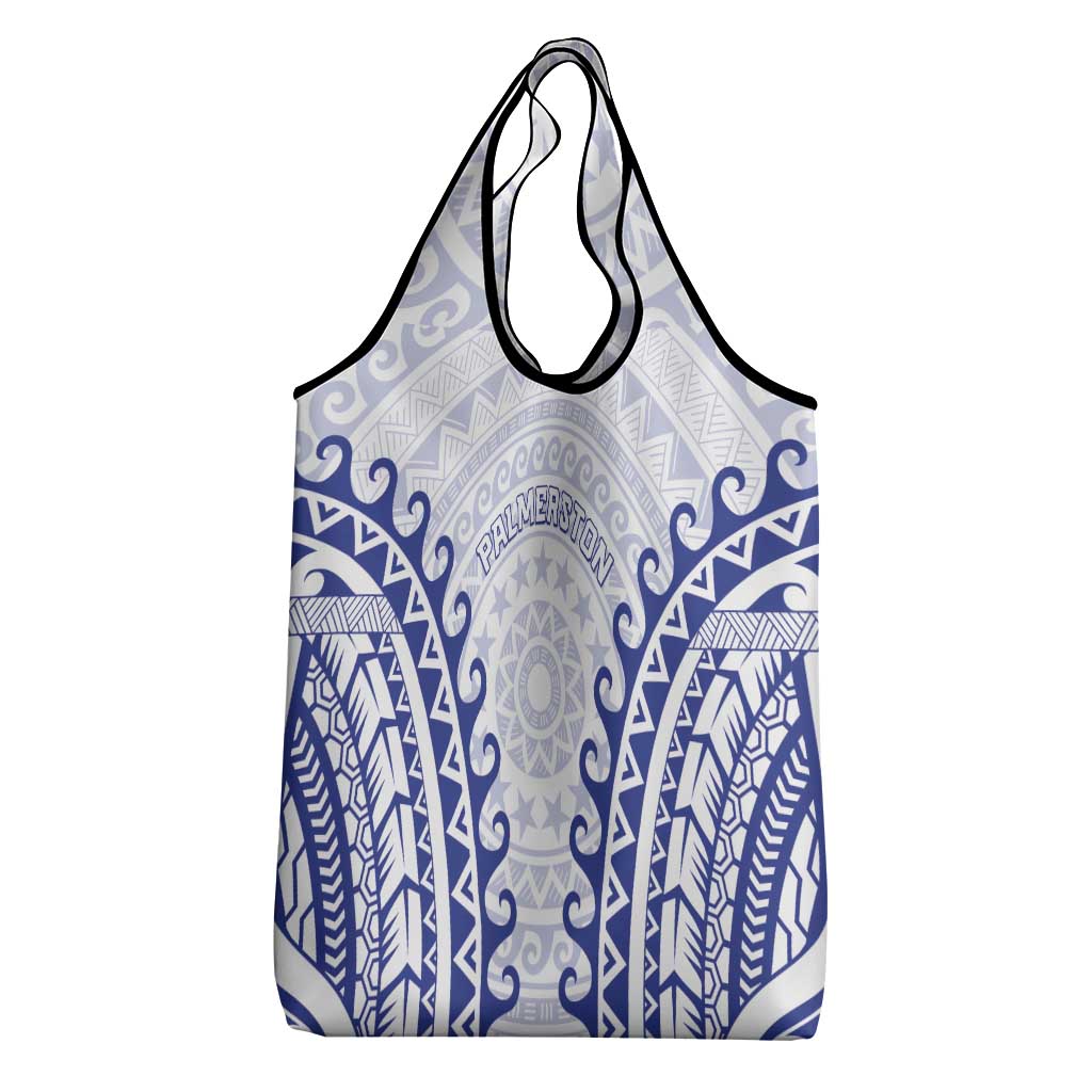 Cook Islands Palmerston Grocery Bag Polynesian Tribal Tattoo LT05 - Polynesian Pride