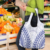 Cook Islands Palmerston Grocery Bag Polynesian Tribal Tattoo LT05 - Polynesian Pride