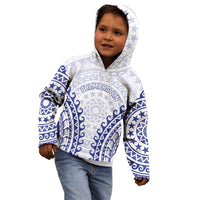 Custom Cook Islands Palmerston Kid Hoodie Polynesian Tribal Tattoo