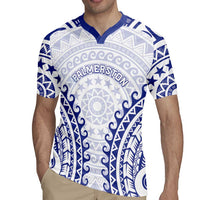 Custom Cook Islands Palmerston Rugby Jersey Polynesian Tribal Tattoo LT05 - Polynesian Pride
