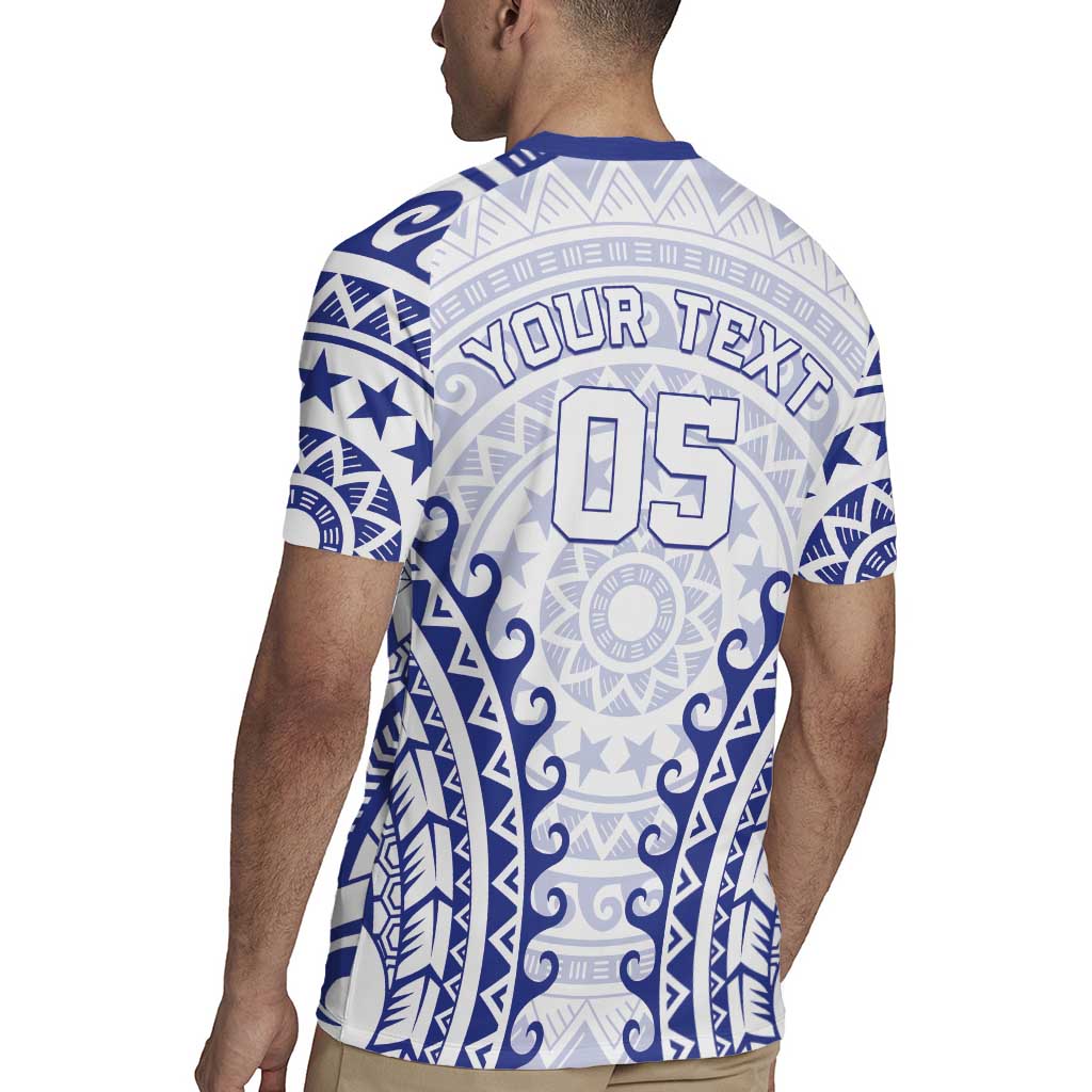 Custom Cook Islands Palmerston Rugby Jersey Polynesian Tribal Tattoo LT05 - Polynesian Pride