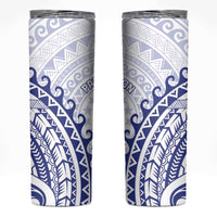 Cook Islands Palmerston Skinny Tumbler Polynesian Tribal Tattoo LT05 Navy - Polynesian Pride