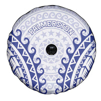 Custom Cook Islands Palmerston Spare Tire Cover Polynesian Tribal Tattoo