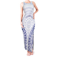 Custom Cook Islands Palmerston Tank Maxi Dress Polynesian Tribal Tattoo
