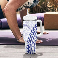 Cook Islands Palmerston Tumbler With Handle Polynesian Tribal Tattoo