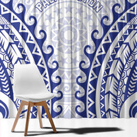 Custom Cook Islands Palmerston Window Curtain Polynesian Tribal Tattoo
