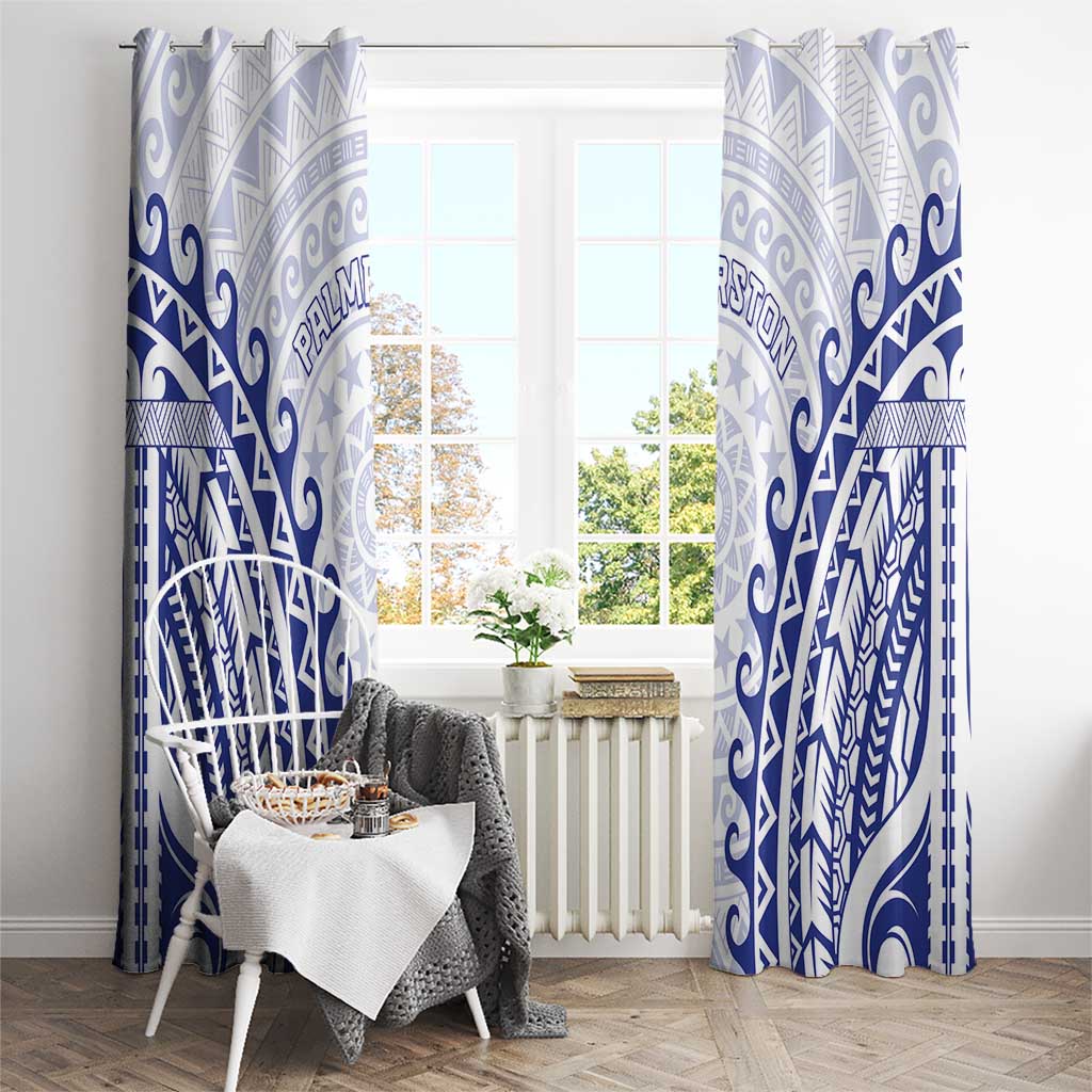 Custom Cook Islands Palmerston Window Curtain Polynesian Tribal Tattoo