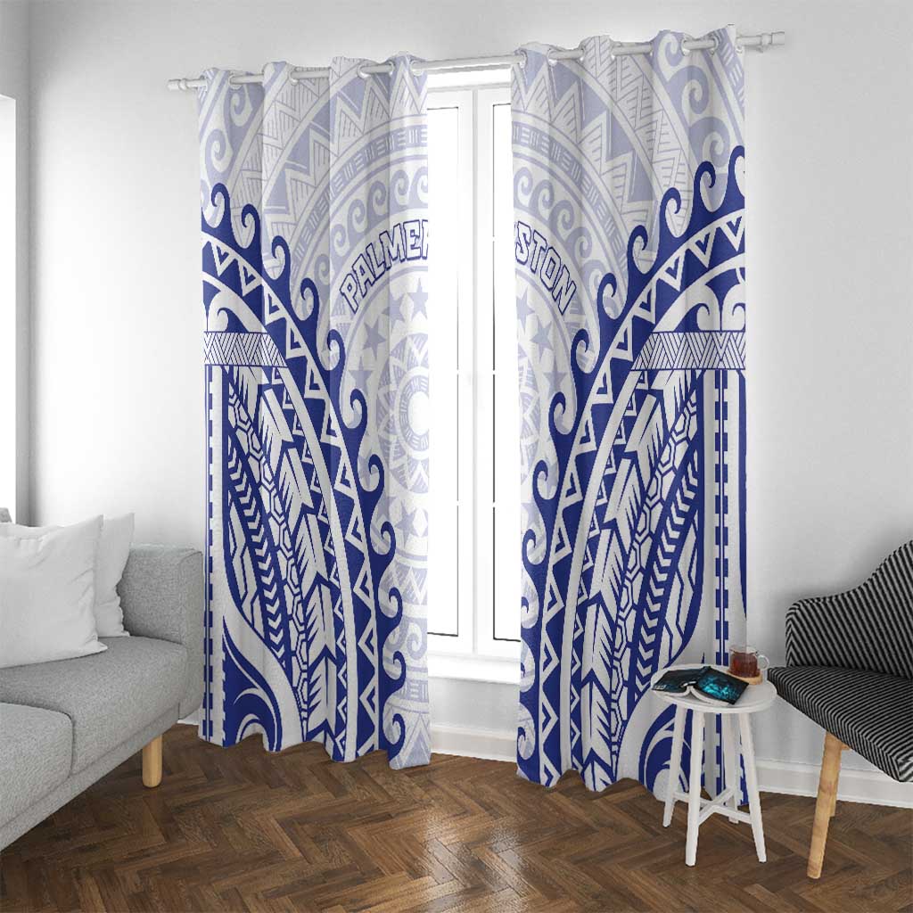 Custom Cook Islands Palmerston Window Curtain Polynesian Tribal Tattoo