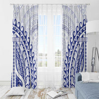 Custom Cook Islands Palmerston Window Curtain Polynesian Tribal Tattoo