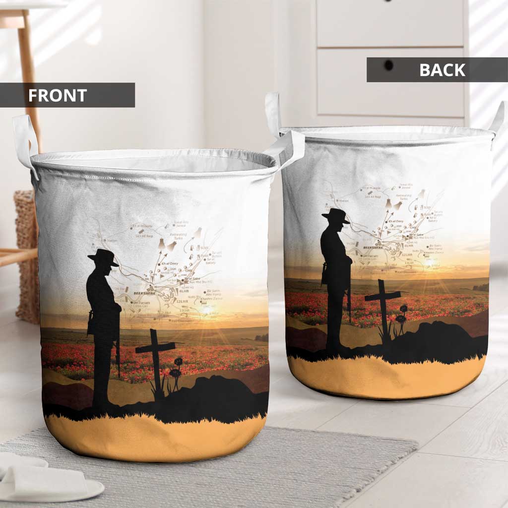 Australia And New Zealand ANZAC Day Laundry Basket Battle Of Beersheba LT05 - Polynesian Pride