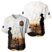 Australia And New Zealand ANZAC Day Baseball Jersey Battle Of Beersheba LT05 - Polynesian Pride