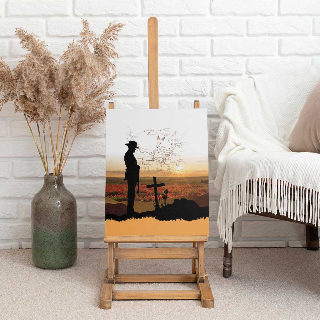 Australia And New Zealand ANZAC Day Canvas Wall Art Battle Of Beersheba LT05 - Polynesian Pride