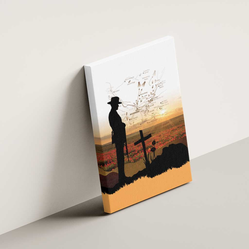 Australia And New Zealand ANZAC Day Canvas Wall Art Battle Of Beersheba LT05 - Polynesian Pride