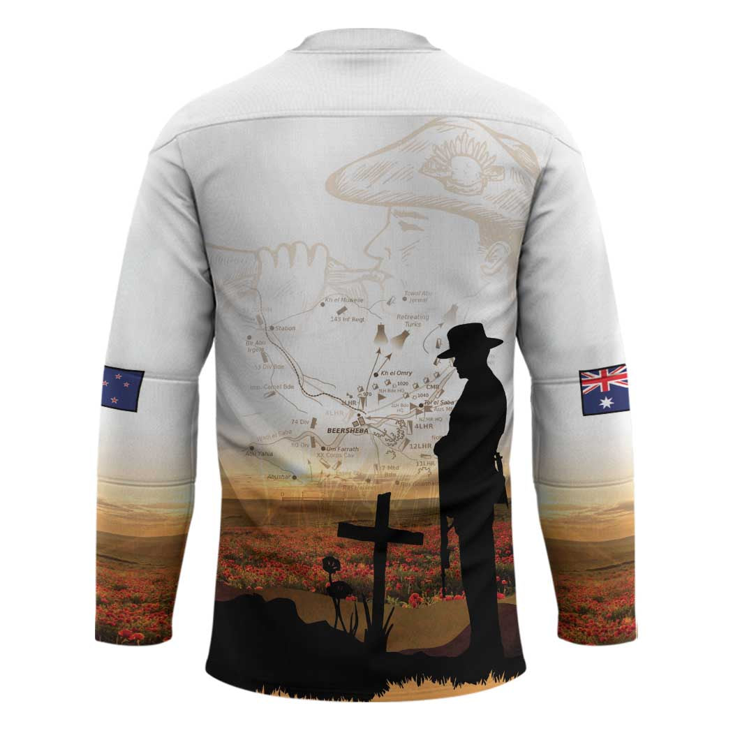 Australia And New Zealand ANZAC Day Hockey Jersey Battle Of Beersheba