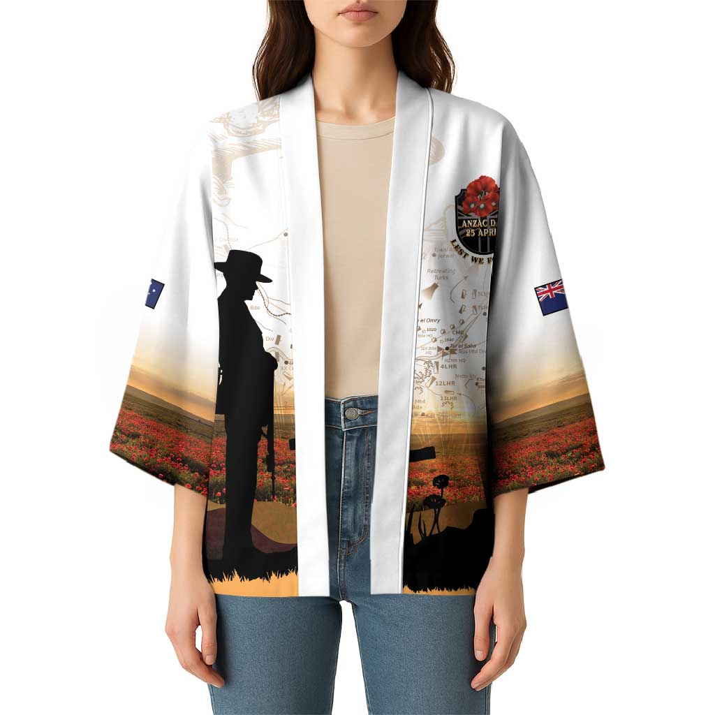 Australia And New Zealand ANZAC Day Kimono Battle Of Beersheba LT05 - Polynesian Pride