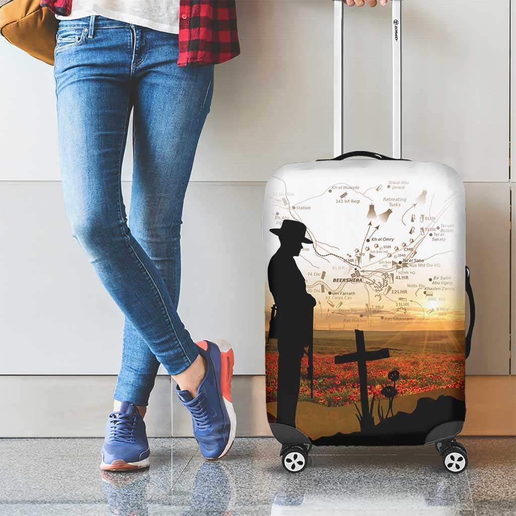 Australia And New Zealand ANZAC Day Luggage Cover Battle Of Beersheba