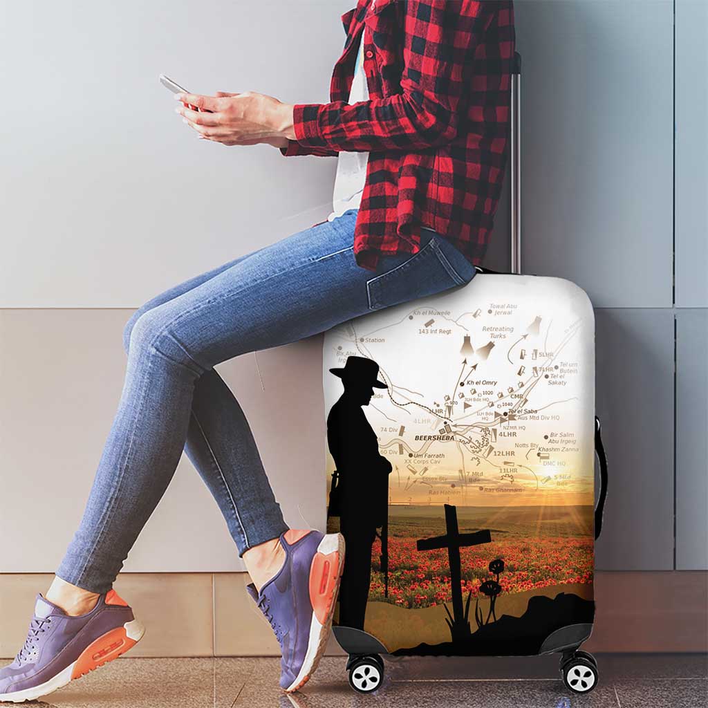 Australia And New Zealand ANZAC Day Luggage Cover Battle Of Beersheba