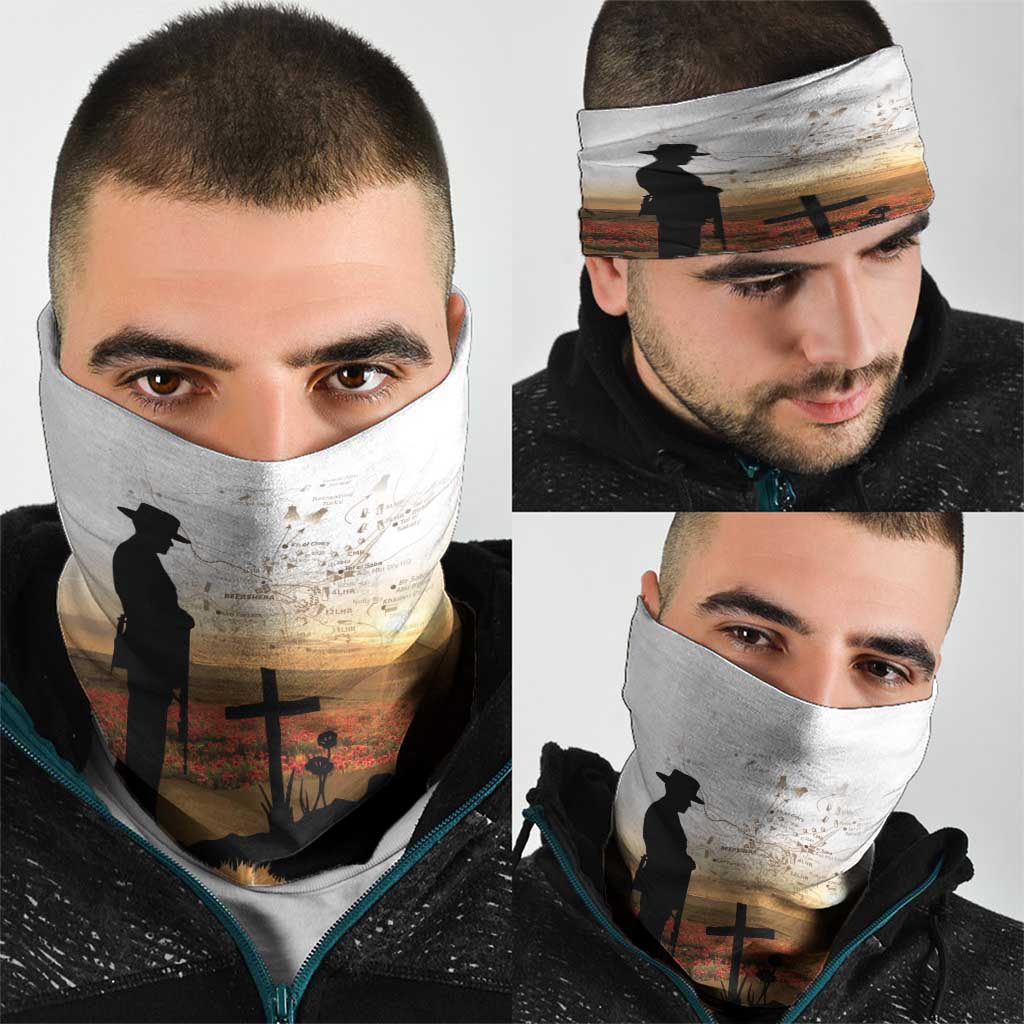 Australia And New Zealand ANZAC Day Neck Gaiter Battle Of Beersheba LT05 - Polynesian Pride