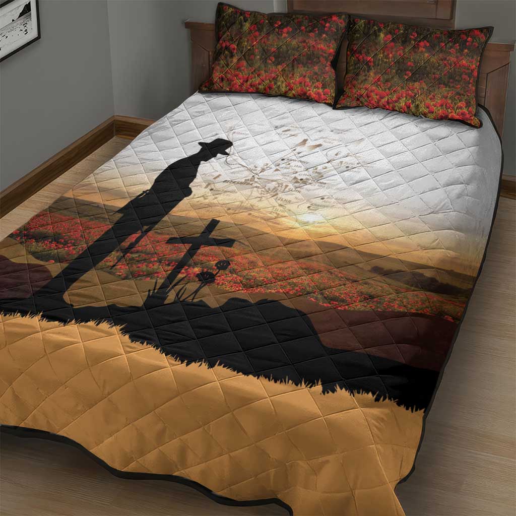 Australia And New Zealand ANZAC Day Quilt Bed Set Battle Of Beersheba LT05 - Polynesian Pride
