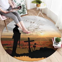 Australia And New Zealand ANZAC Day Round Carpet Battle Of Beersheba LT05 - Polynesian Pride