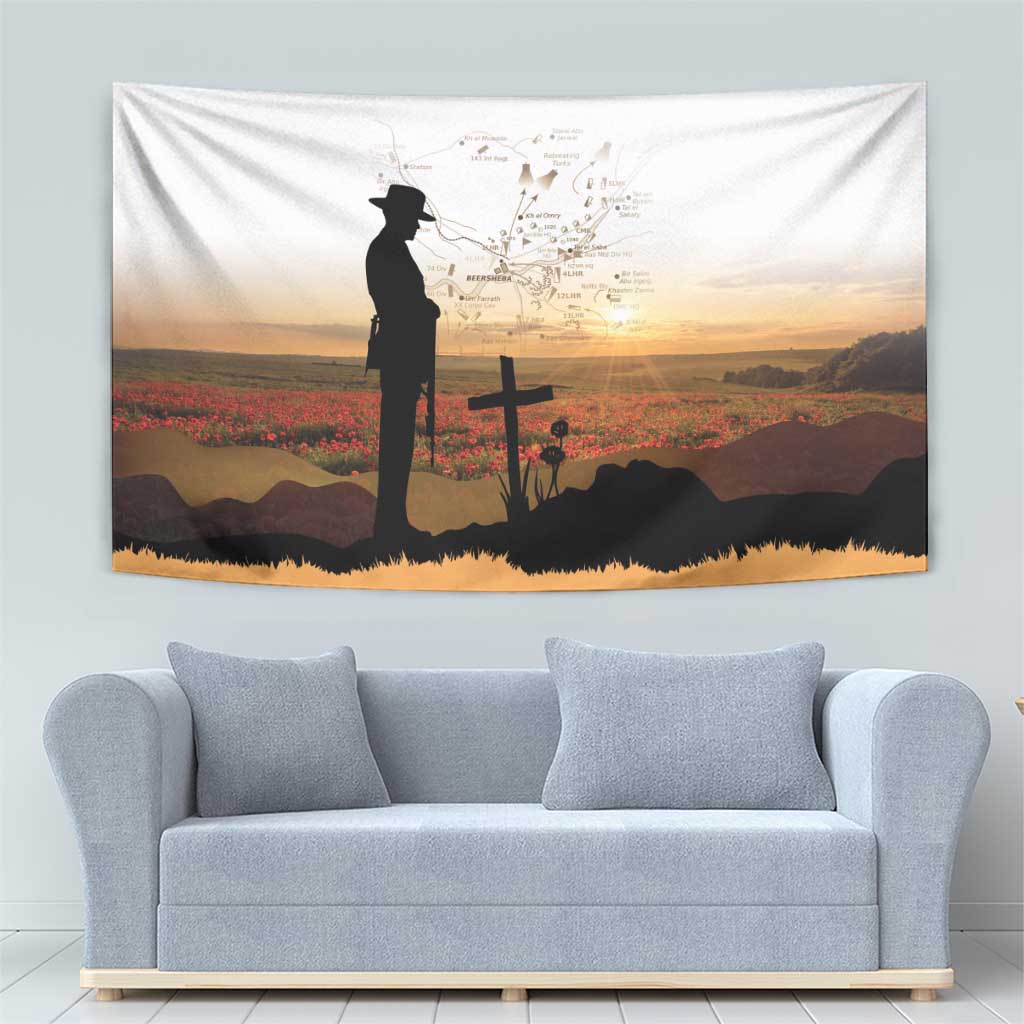 Australia And New Zealand ANZAC Day Tapestry Battle Of Beersheba LT05 - Polynesian Pride