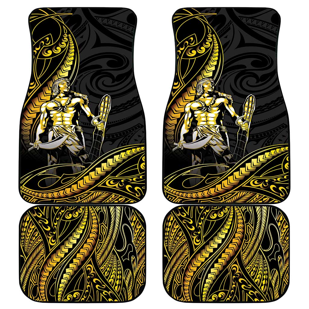 Filipinos Lapu Lapu Hero Car Mats Gold Polynesian Tribal Tattoo