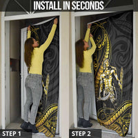 Filipinos Lapu Lapu Hero Door Cover Gold Polynesian Tribal Tattoo LT05 - Polynesian Pride