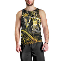Filipinos Lapu Lapu Hero Men Tank Top Gold Polynesian Tribal Tattoo