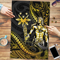 Filipinos Lapu Lapu Hero Puzzle Gold Polynesian Tribal Tattoo LT05 Gold - Polynesian Pride