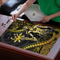 Filipinos Lapu Lapu Hero Puzzle Gold Polynesian Tribal Tattoo LT05 - Polynesian Pride