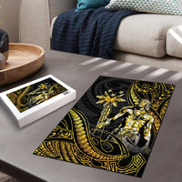 Filipinos Lapu Lapu Hero Puzzle Gold Polynesian Tribal Tattoo LT05 - Polynesian Pride
