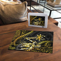 Filipinos Lapu Lapu Hero Puzzle Gold Polynesian Tribal Tattoo LT05 - Polynesian Pride