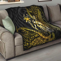 Filipinos Lapu Lapu Hero Quilt Gold Polynesian Tribal Tattoo LT05 - Polynesian Pride