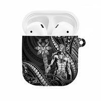 Filipinos Lapu Lapu Hero AirPods Case Black Polynesian Tribal Tattoo LT05 Black - Polynesian Pride