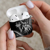 Filipinos Lapu Lapu Hero AirPods Case Black Polynesian Tribal Tattoo LT05 - Polynesian Pride