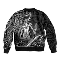 Filipinos Lapu Lapu Hero Bomber Jacket Black Polynesian Tribal Tattoo