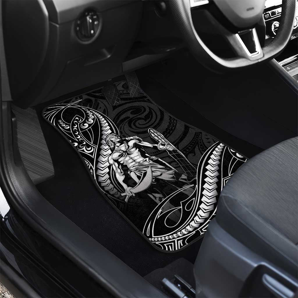 Filipinos Lapu Lapu Hero Car Mats Black Polynesian Tribal Tattoo