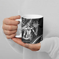 Filipinos Lapu Lapu Hero Ceramic Mug Black Polynesian Tribal Tattoo