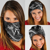 Filipinos Lapu Lapu Hero Neck Gaiter Black Polynesian Tribal Tattoo