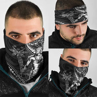 Filipinos Lapu Lapu Hero Neck Gaiter Black Polynesian Tribal Tattoo
