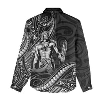 Filipinos Lapu Lapu Hero Women Casual Shirt Black Polynesian Tribal Tattoo LT05 - Polynesian Pride