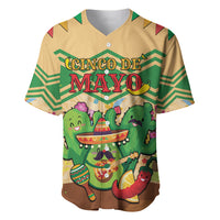 Personalised Hawaii Cinco De Mayo Baseball Jersey Funny Style LT05 Brown - Polynesian Pride