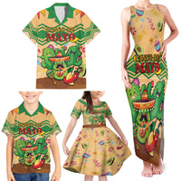 Personalised Hawaii Cinco De Mayo Family Matching Tank Maxi Dress and Hawaiian Shirt Funny Style LT05 - Polynesian Pride