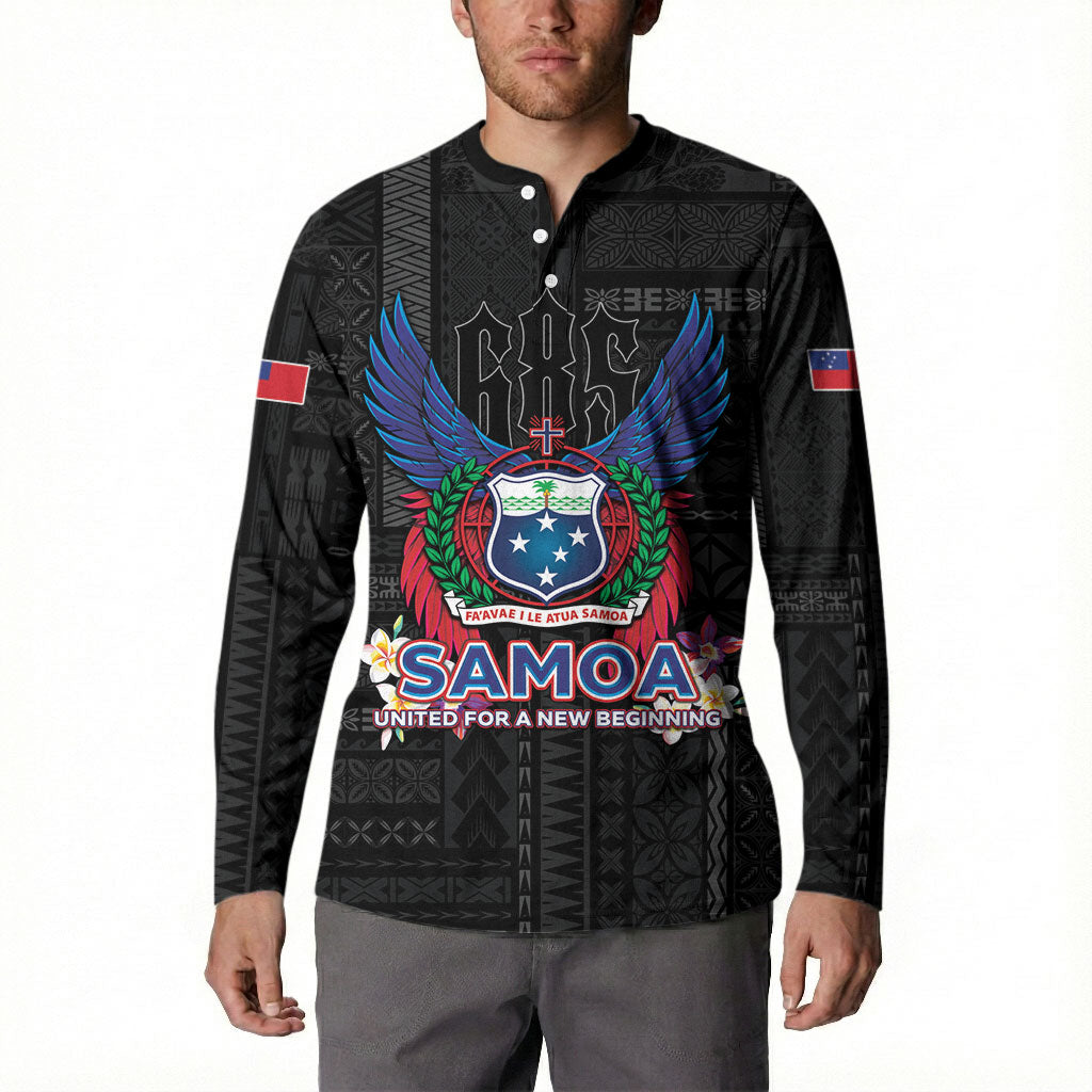 Samoa 64th Independence Anniversary Button Sweatshirt
