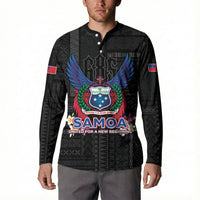 Samoa 64th Independence Anniversary Button Sweatshirt