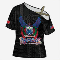 Samoa 64th Independence Anniversary Cross Shoulder Shirt