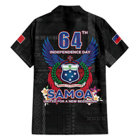 Samoa 64th Independence Anniversary Family Matching Off Shoulder Short Dress and Hawaiian Shirt