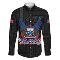 Samoa 64th Independence Anniversary Family Matching Off Shoulder Short Dress and Hawaiian Shirt