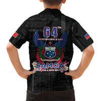 Samoa 64th Independence Anniversary Family Matching Short Sleeve Bodycon Dress and Hawaiian Shirt LT05 - Polynesian Pride